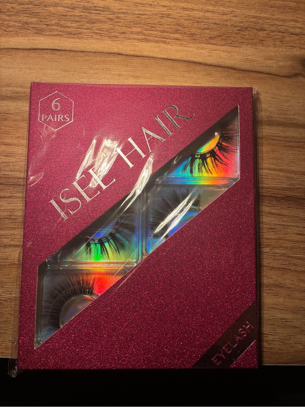 Pink 6-Pair Dramatic False Eyelashes